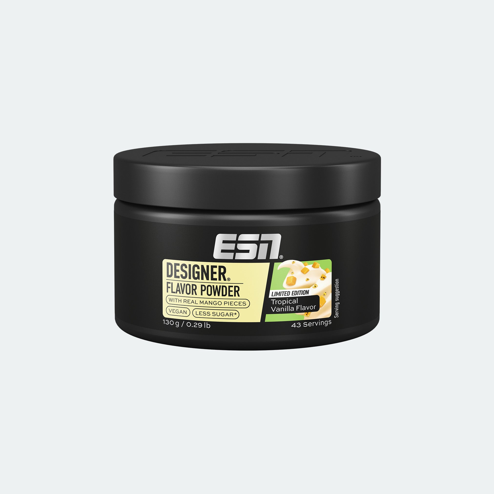 Geschmackspulver: Designer Flavour Powder / Tropical Vanilla / 130g