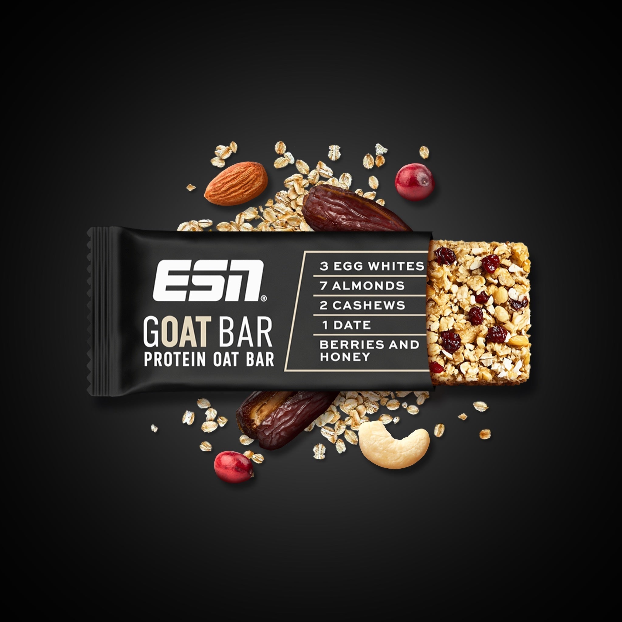 Müsliriegel GOAT Bar kaufen | Protein-Porridge für unterwegs – ESN