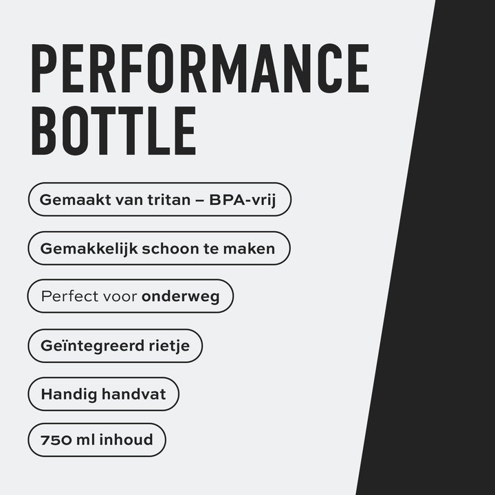 UPFIT - Sportdrinkfles, met intrekbare pipet – transparant – kleur: blauw – niet geïsoleerd – eenvoudig te bedienen en praktisch – opening met één hand – 500 ml