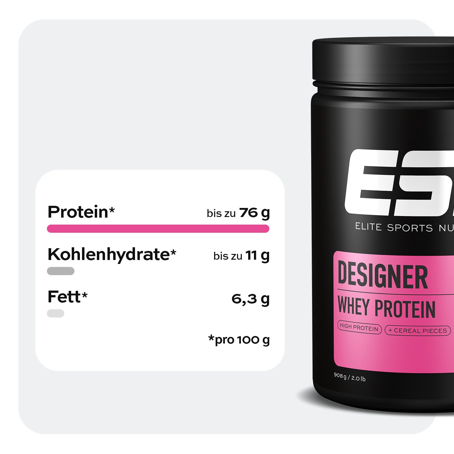 Unterschied Esn Designer Whey Und Iso Whey Designer Whey von ESN kaufen | Über 10 leckere Geschmäcker